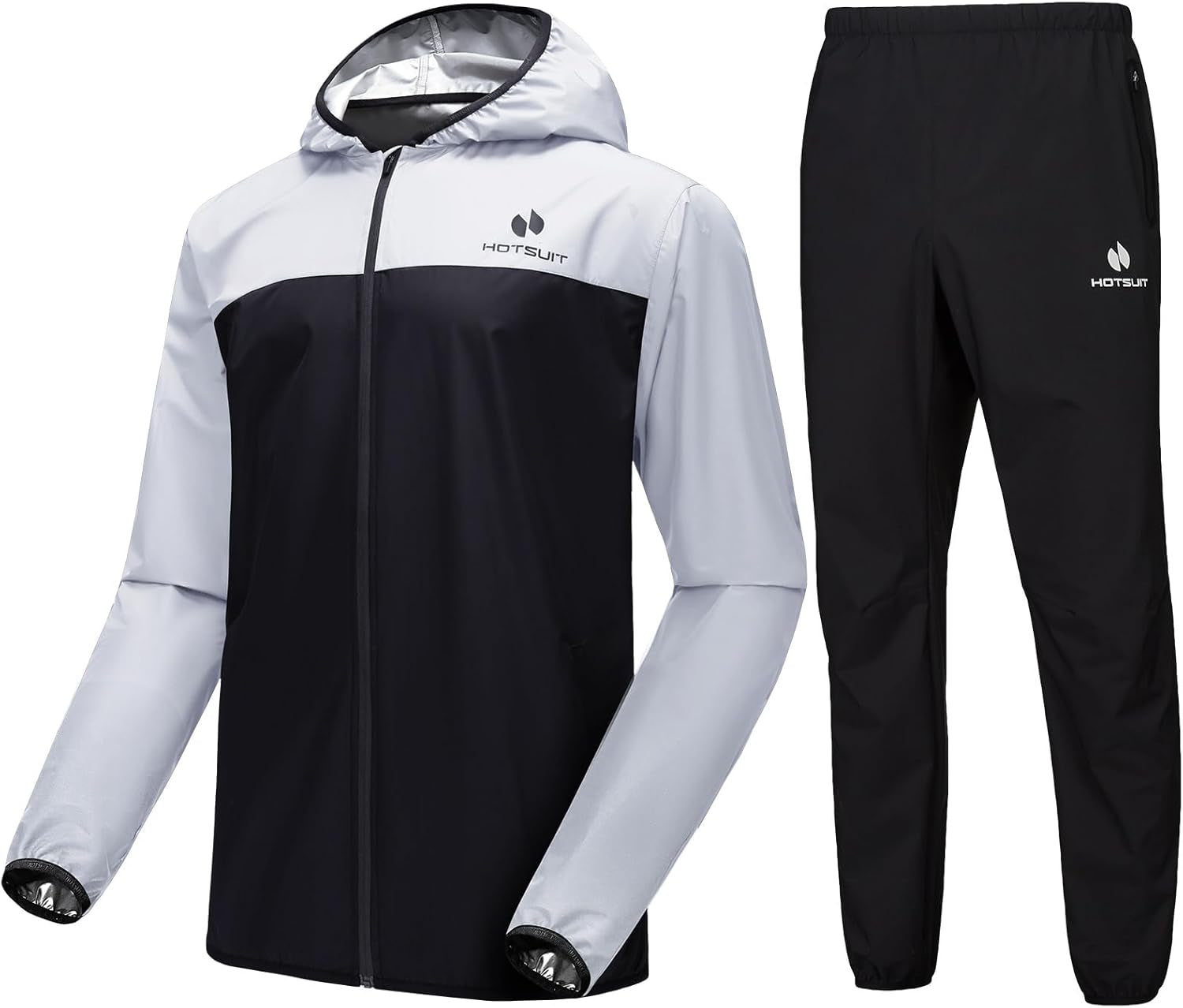 Men's Sauna Suit for Weight Loss and Enhanced Workout Performance - Full Body Jacket and Pants Set