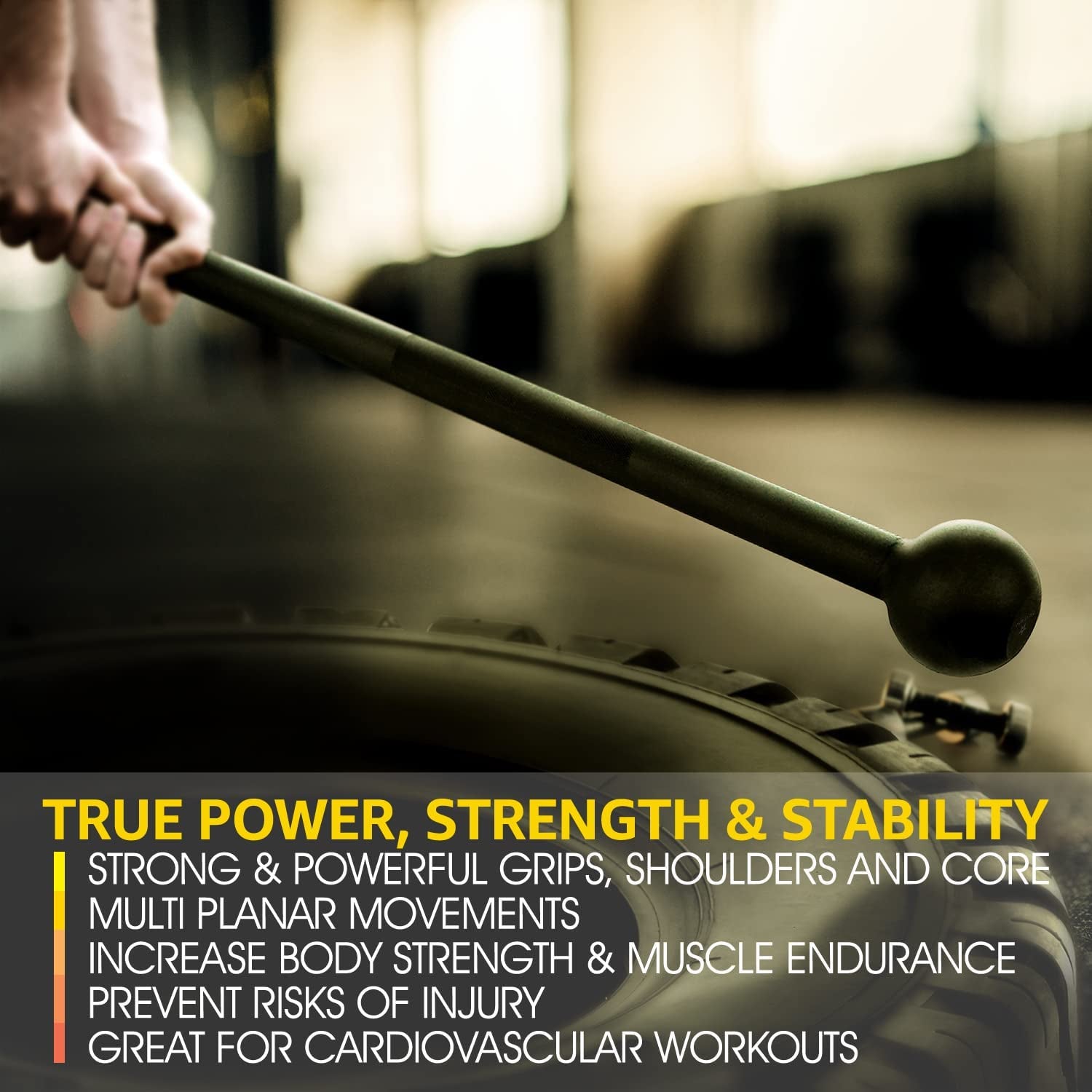 Steel Mace Bell for Comprehensive Strength Training - Full Body Workouts for Muscles, Shoulders, Grips, and Forearms - Available in 5 to 30 LB for Both Men and Women