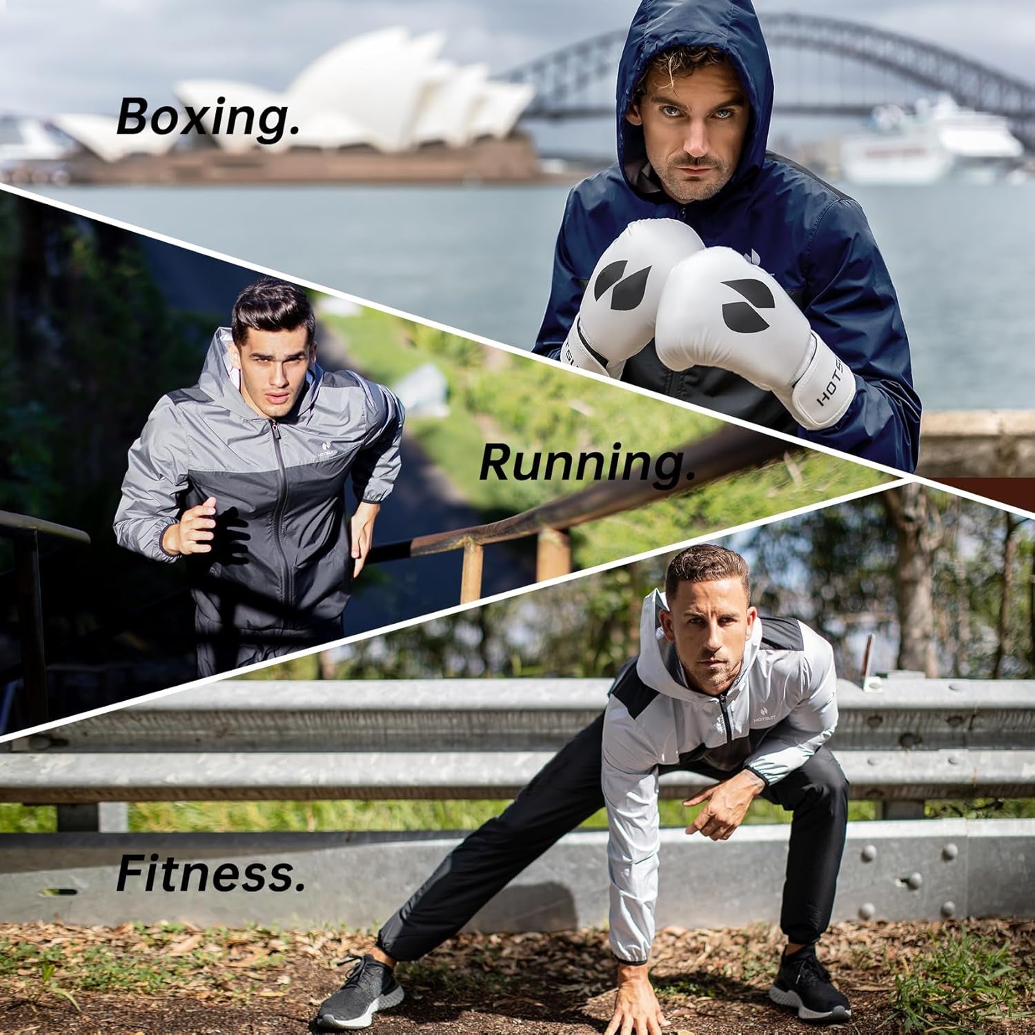 Men's Sauna Suit for Weight Loss and Enhanced Workout Performance - Full Body Jacket and Pants Set