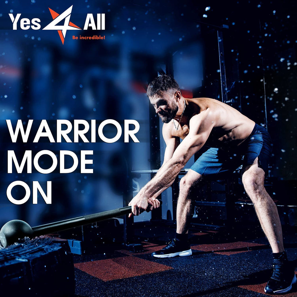 Steel Mace Bell for Comprehensive Strength Training - Full Body Workouts for Muscles, Shoulders, Grips, and Forearms - Available in 5 to 30 LB for Both Men and Women